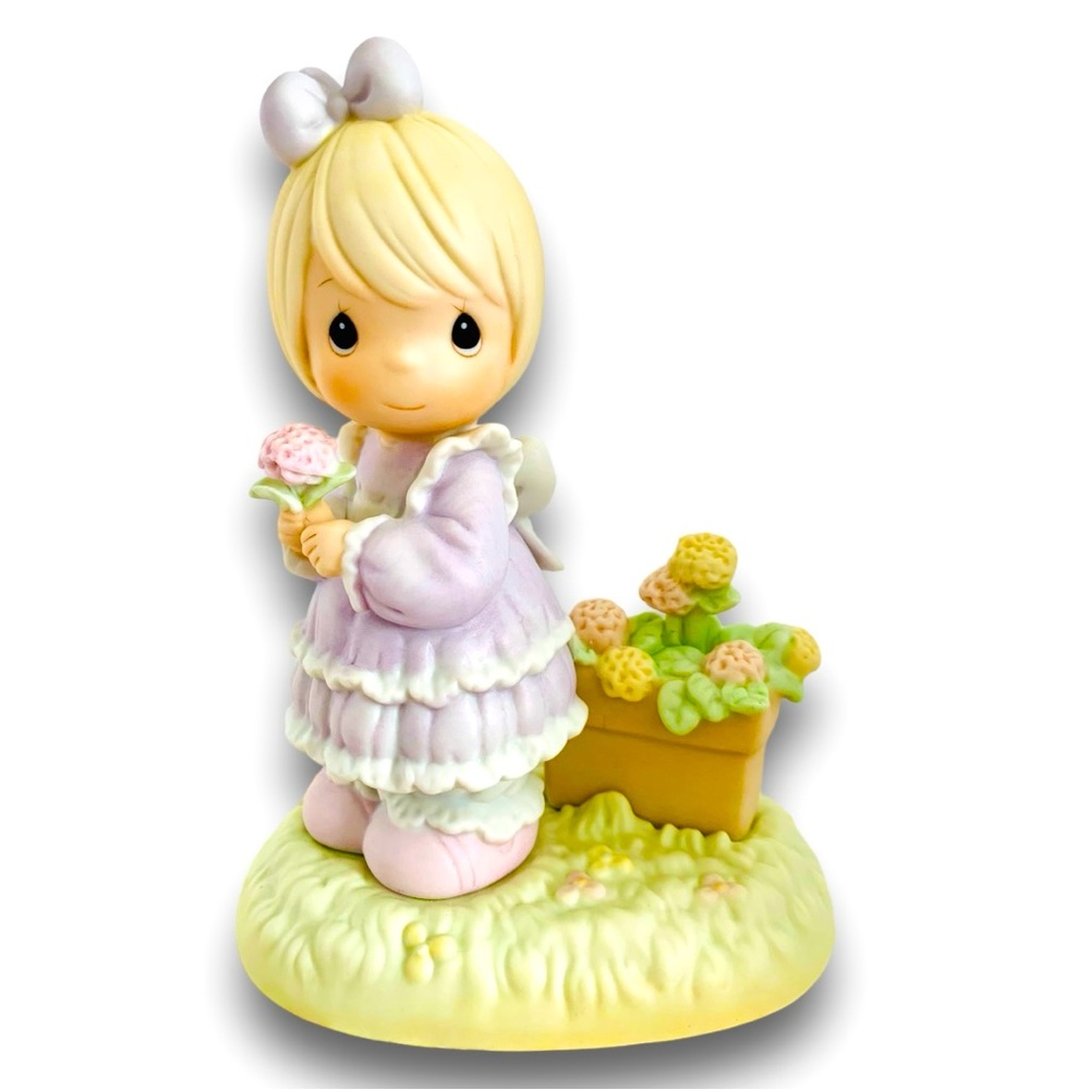 Vintage Precious Moments Figurine So Glad I Picked You as a Friend